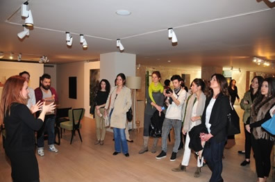 SPOT Project visit to Aysun Bozuklu and Naif Design Solo Exhibition